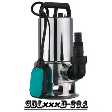 (SDL400D-33A) Mejor calidad acero inoxidable eje jardín agua sucia bomba sumergible con flotador